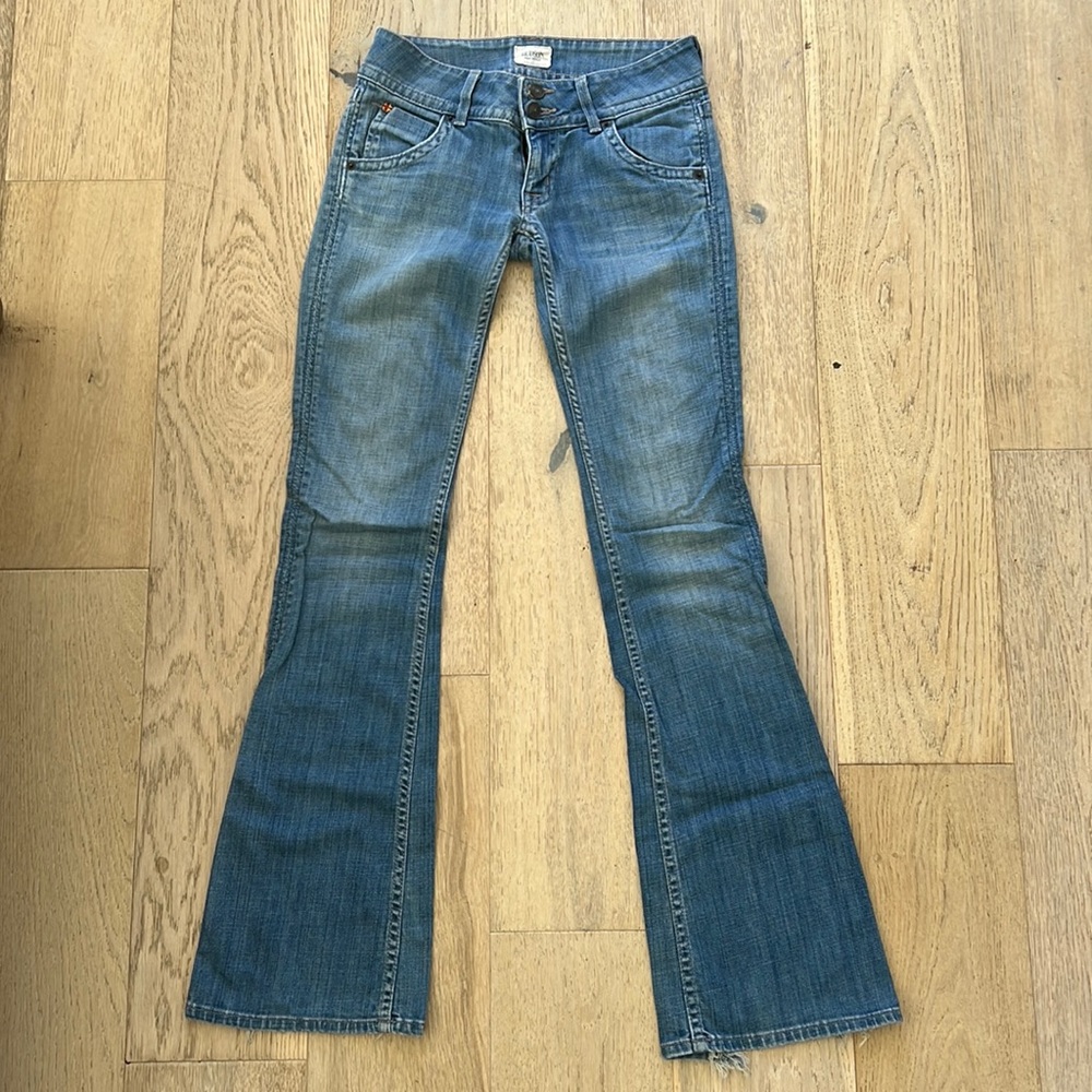 HUDSON LOW RISE DENIM JEANS Y2K vintage